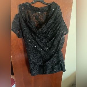 Black Sequin shirt